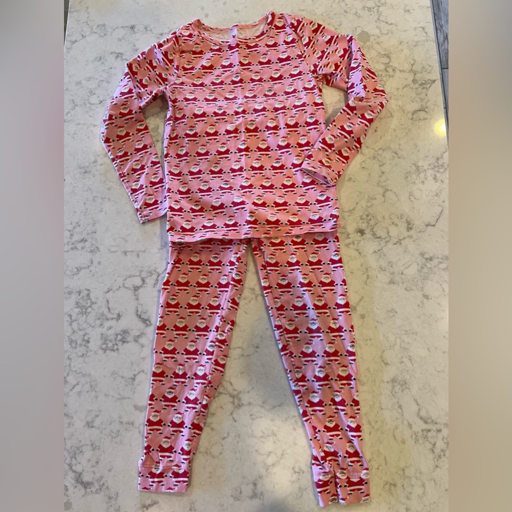 Pink Chicken Santa Pajamas